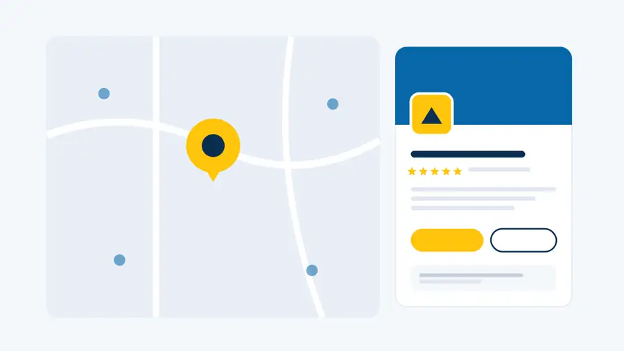 Ficha de Google Business optimizada de un negocio de Las Palmas de Gran Canaria, destacada en el mapa con reseñas de cinco estrellas y botón de llamada